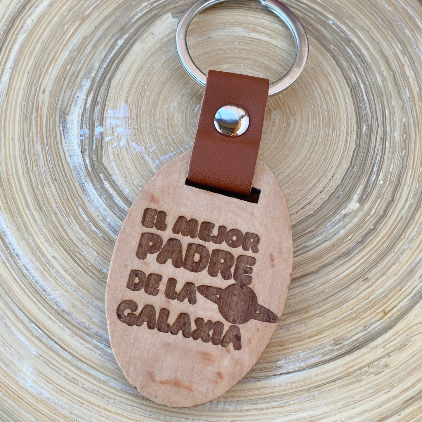 LLAVERO PERSONALIZADO EL MEJOR PADRE DE LA GALAXIA