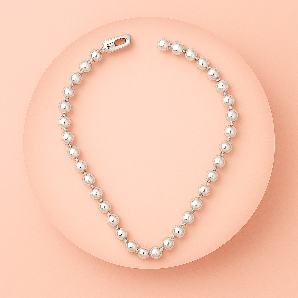 Pack “SPHERE”: Gargantilla y Anillo de Acero Inoxidable