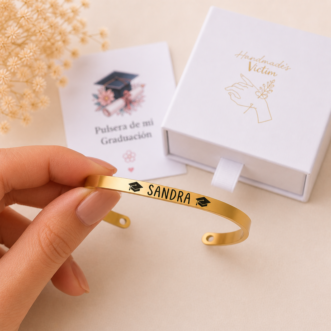Pulsera de Graduación Personalizada – Un recuerdo para toda la vida