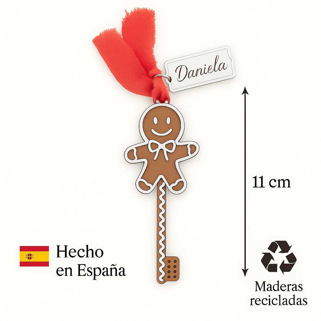 Llaves Mágicas de Navidad – Modelos Personalizados con Nombre | Fabricadas en España