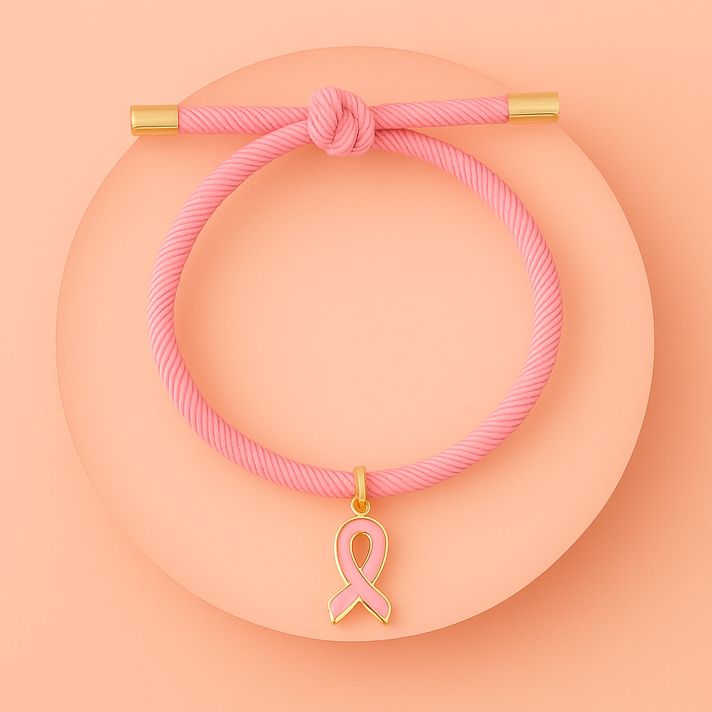 Pulsera Rosa Solidaria – Lucha contra el Cáncer de Mama