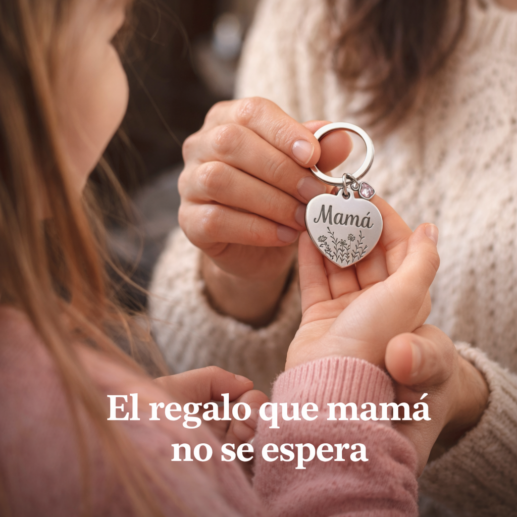 Llavero mamá personalizado ❤️ detalle emotivo hecho a mano