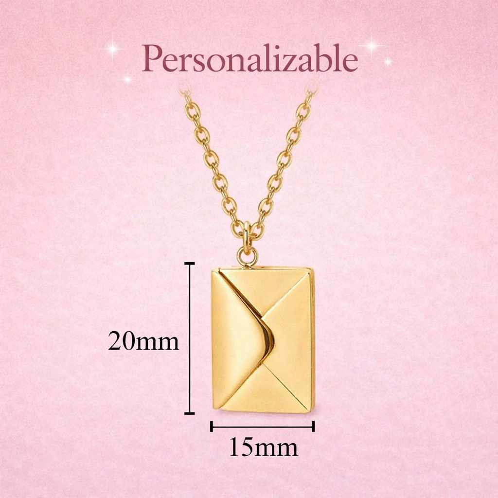 Gargantilla Sobre con Mensaje Personalizable