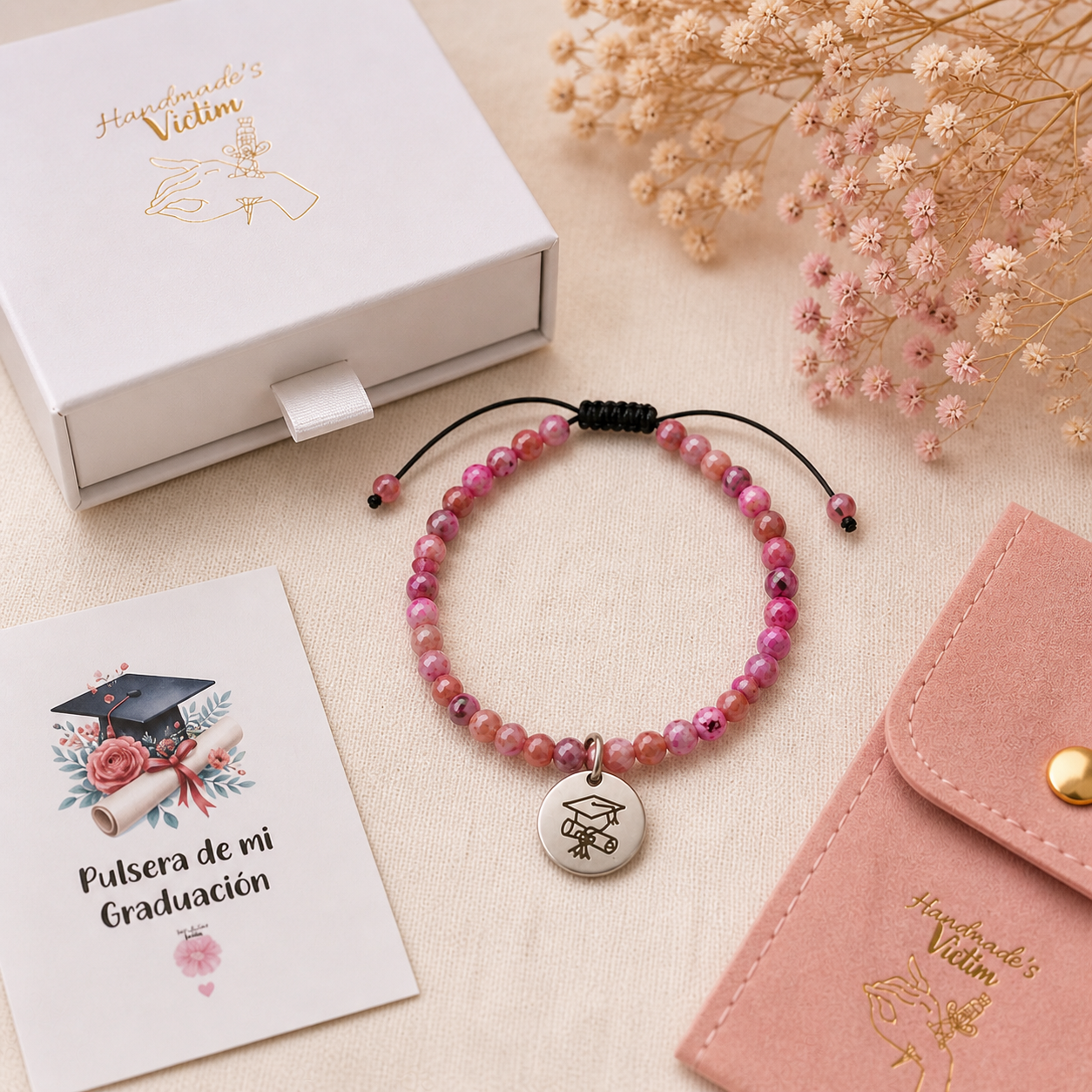 Pulsera de Graduación Personalizada para Mujer | Regalo Fin de Curso