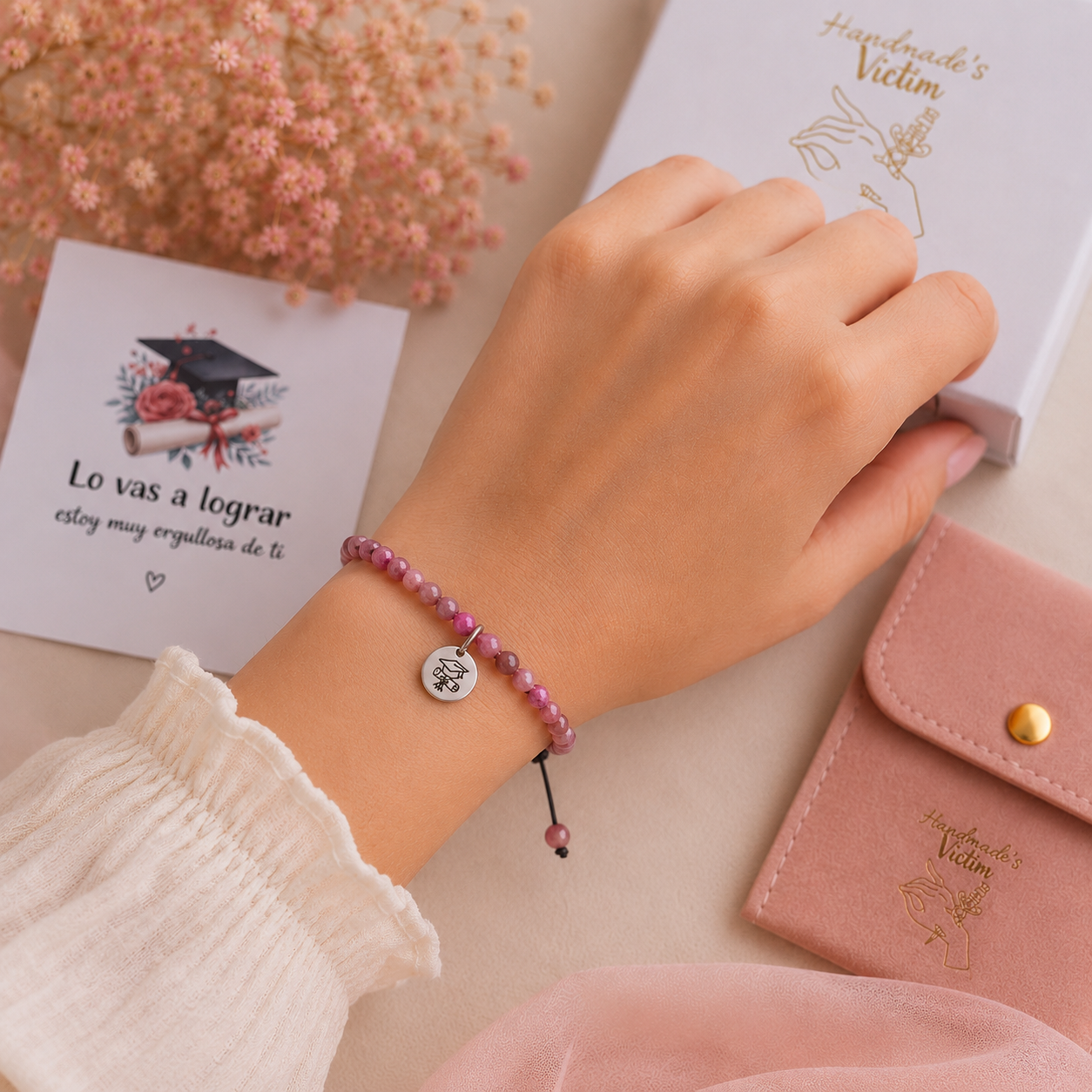 Pulsera de Graduación Personalizada para Mujer | Regalo Fin de Curso