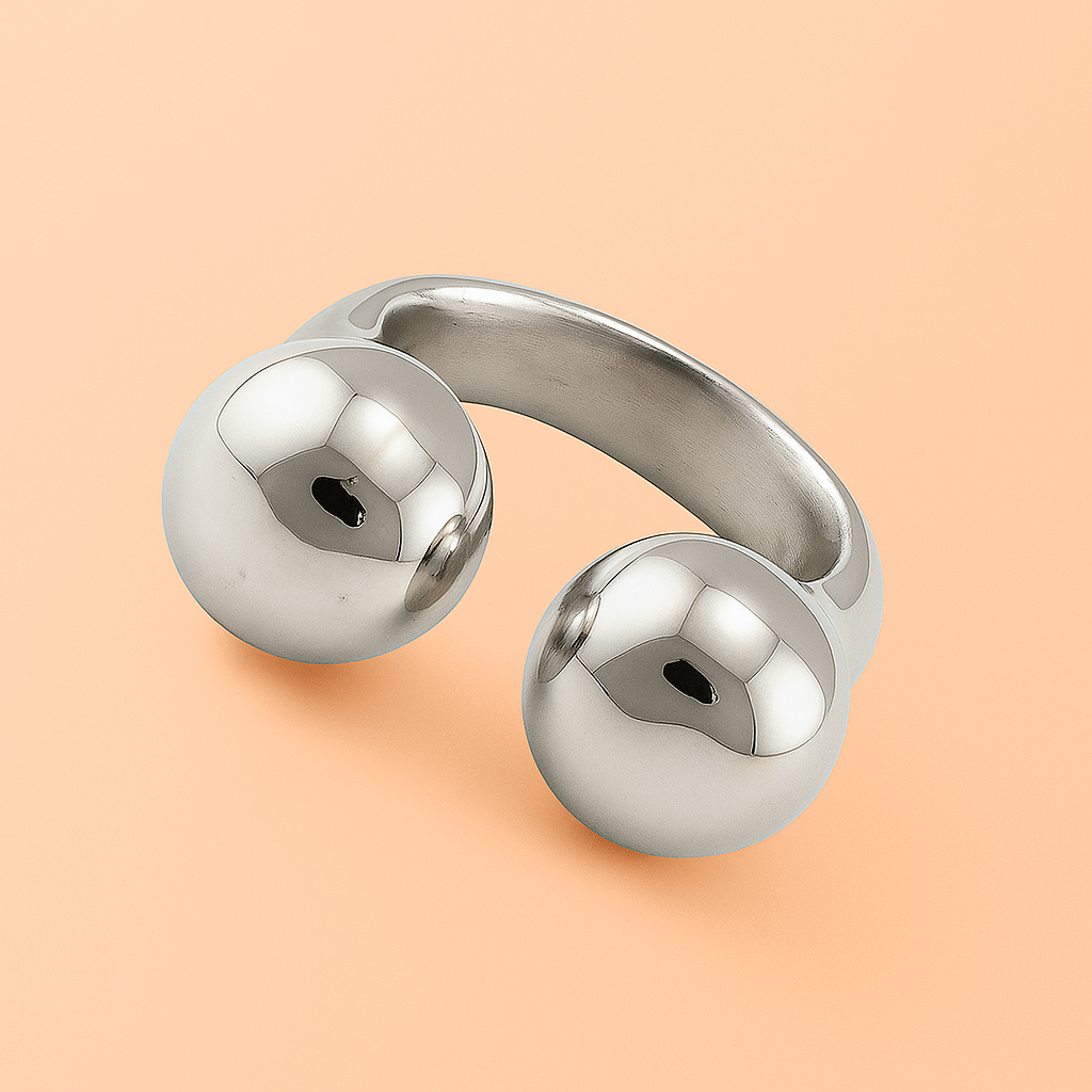 Anillo Sphere Acero