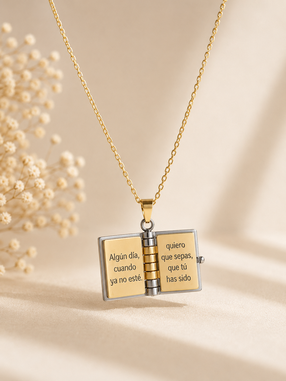 Collar Libro para mi Nieta | Regalo de Abuela a Nieta