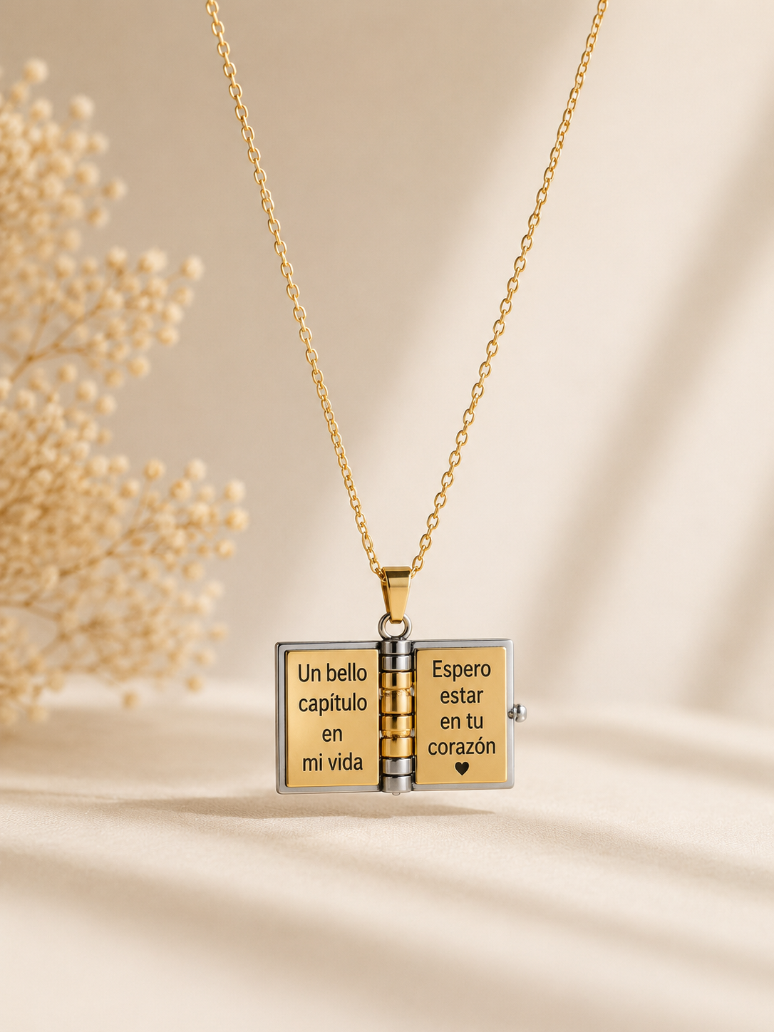 Collar Libro para mi Nieta | Regalo de Abuela a Nieta
