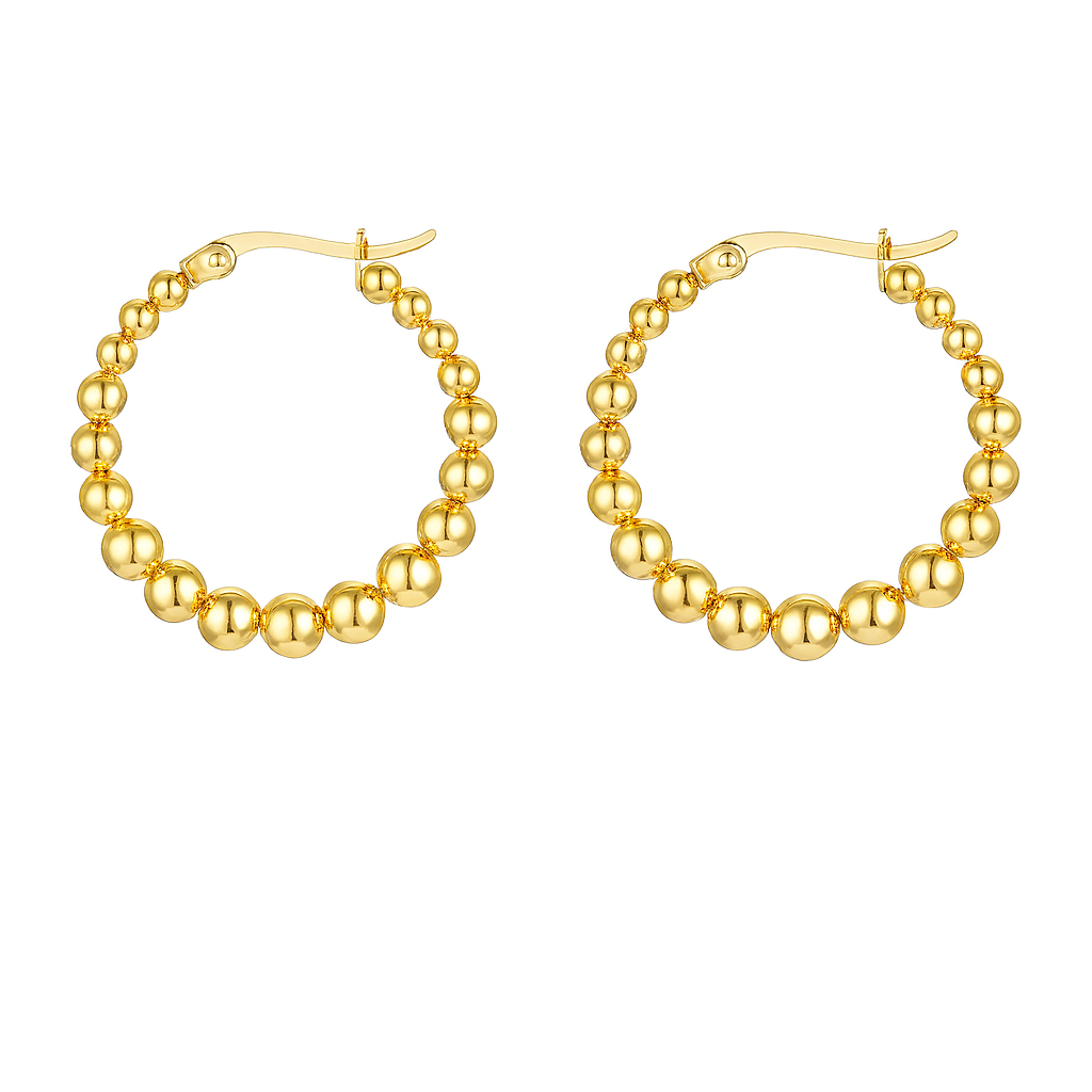 Pendientes Golden Bubbles