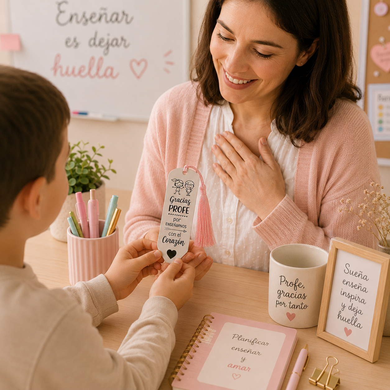 Marcapáginas Personalizado para Profesores – Acero Inoxidable | Regalo Fin de Curso
