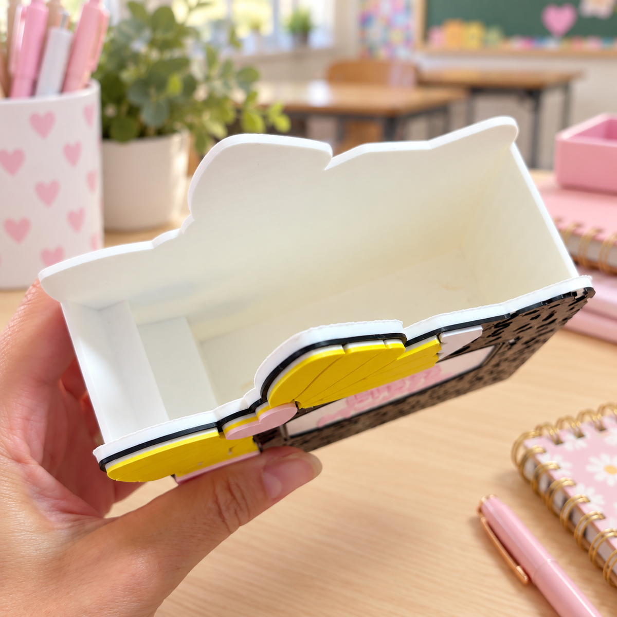 Portalápices personalizado con nombre | Regalo original impreso en 3D