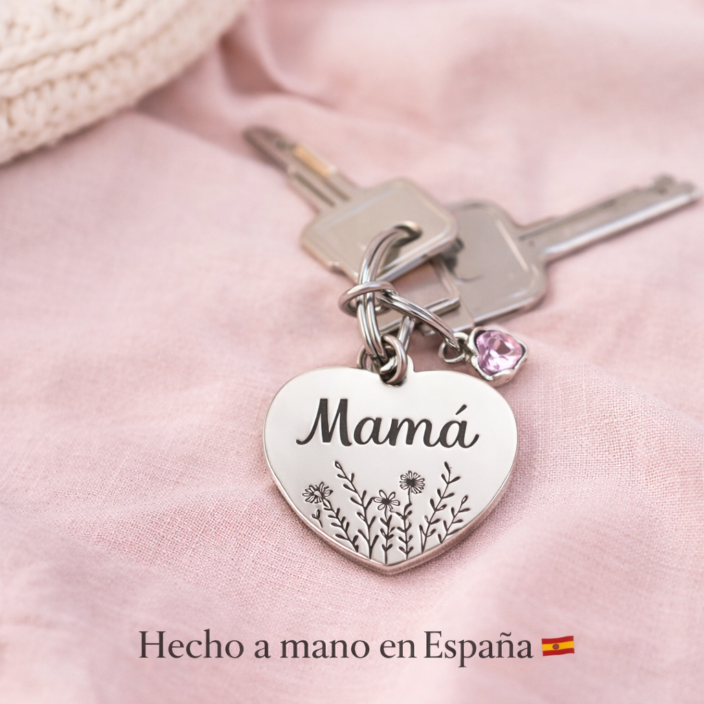 Llavero mamá personalizado ❤️ detalle emotivo hecho a mano