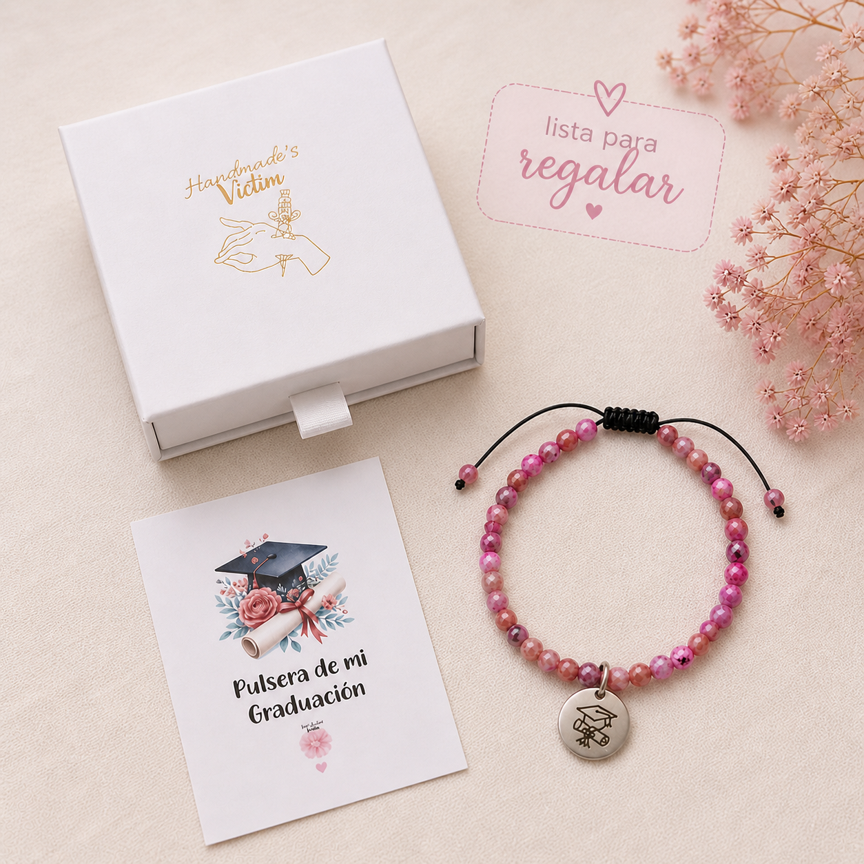 Pulsera de Graduación Personalizada para Mujer | Regalo Fin de Curso