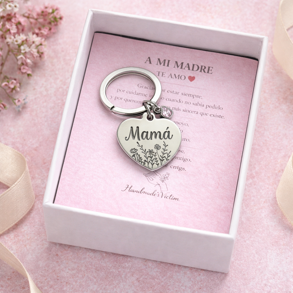 Llavero mamá personalizado ❤️ detalle emotivo hecho a mano
