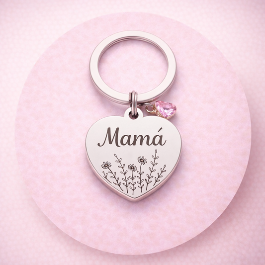 Llavero mamá personalizado ❤️ detalle emotivo hecho a mano
