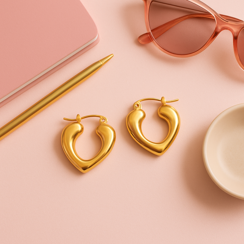 🌟 Pendientes Aura Corazón