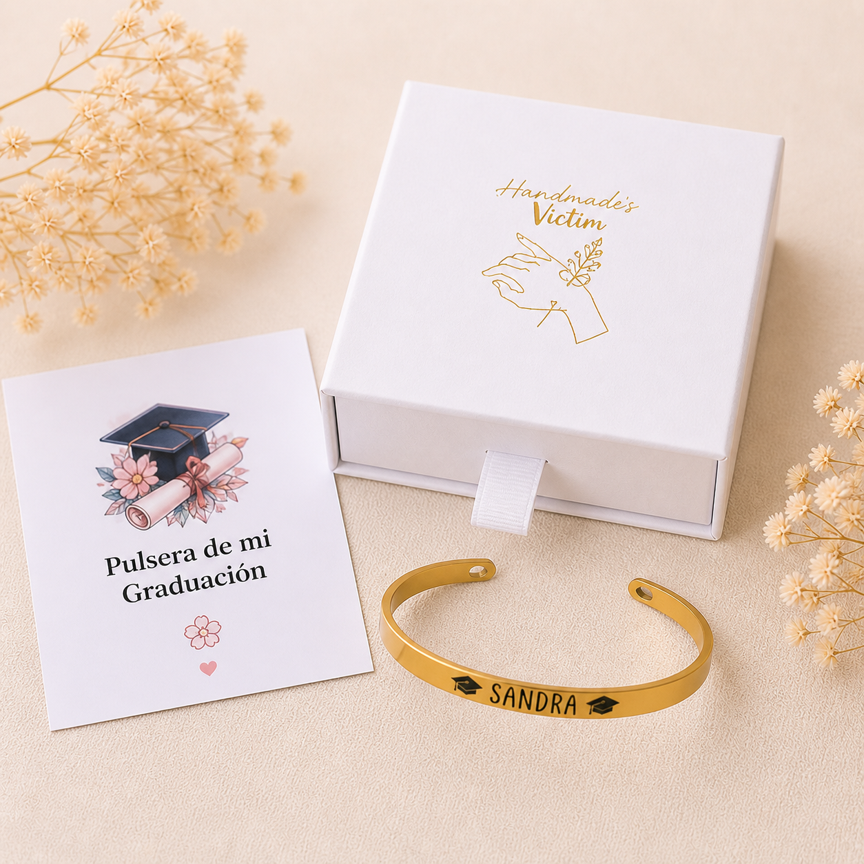 Pulsera de Graduación Personalizada – Un recuerdo para toda la vida
