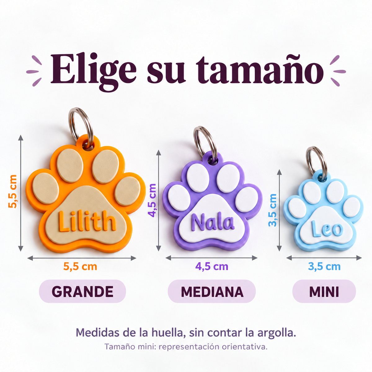 Chapa identificativa NFC personalizada para perros y gatos · Encuéntrame Pet