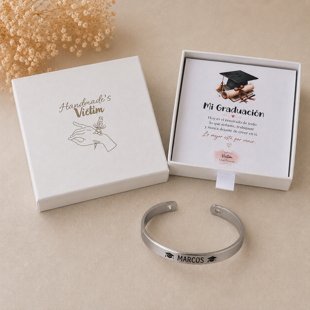 Pulsera de Graduación Personalizada – Un recuerdo para toda la vida