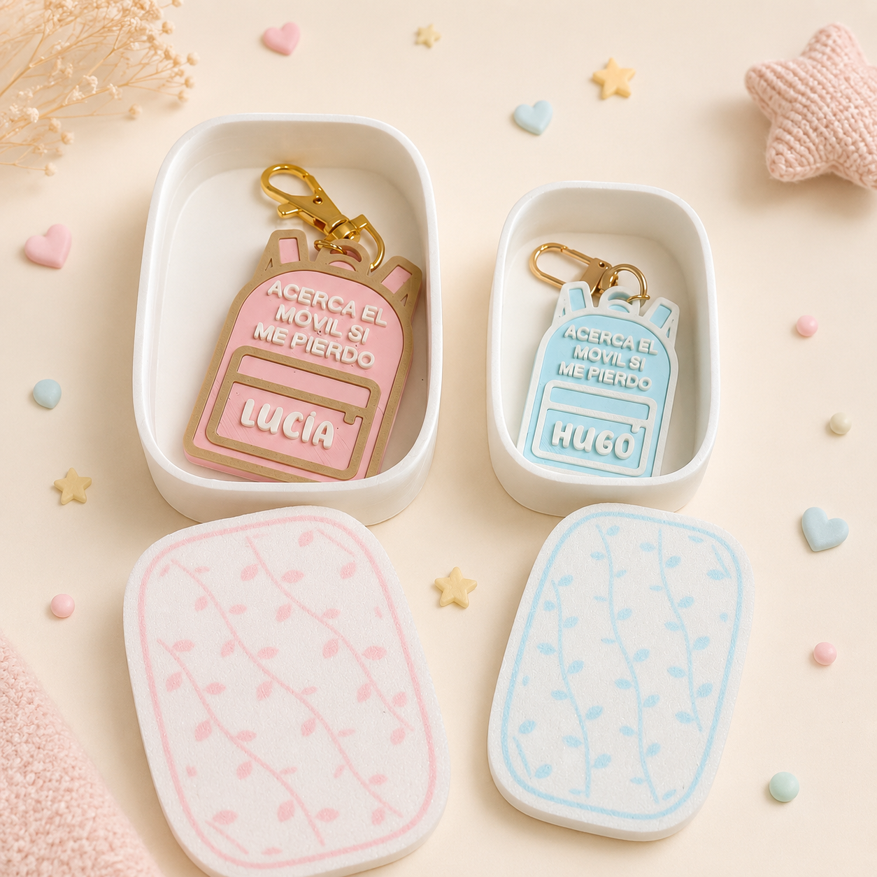 Llavero NFC Infantil Personalizado para Mochila – Contacto de Emergencia
