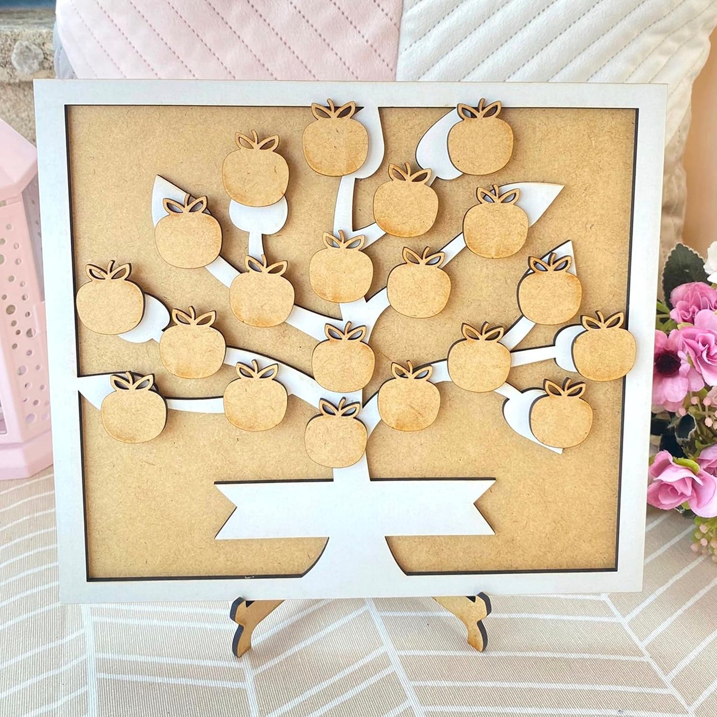 Cuadro Personalizado para Profesor o Profesora con Nombres | Regalo Fin de Curso en Madera
