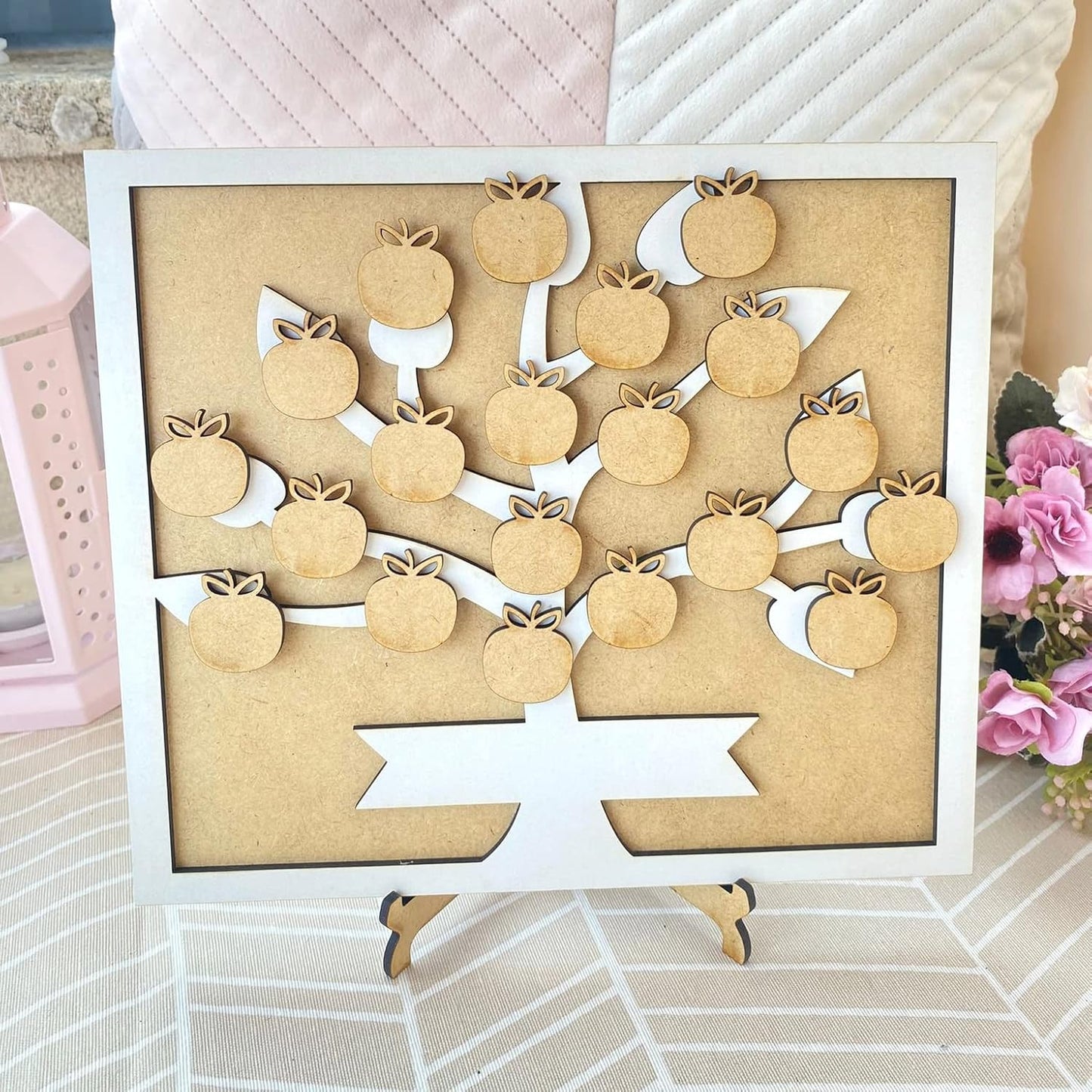 Cuadro Personalizado para Profesor o Profesora con Nombres | Regalo Fin de Curso en Madera