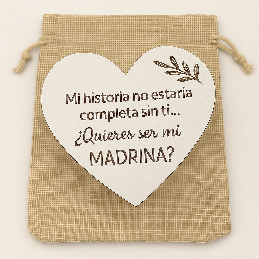 Corazón de Madera Personalizable – Regalo Emotivo para Personas Especiales