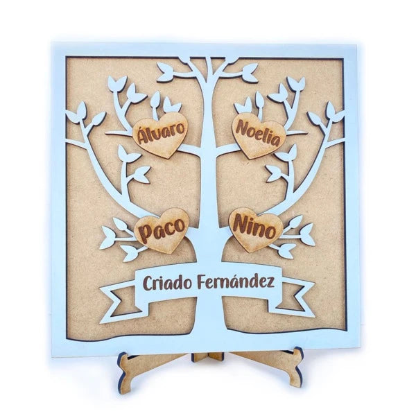 CUADRO ÁRBOL DE LA VIDA PERSONALIZADO FAMILIA