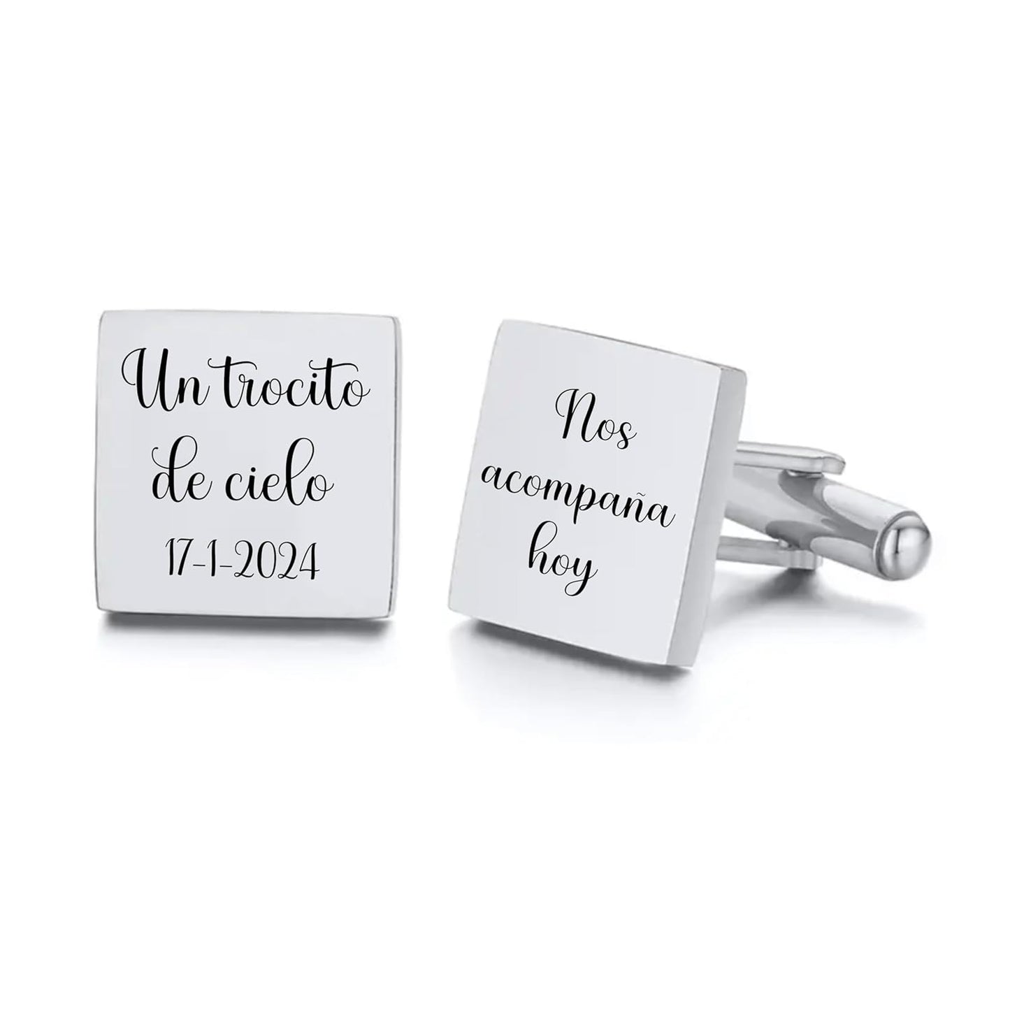 Gemelos Personalizados para boda, novio o padrino