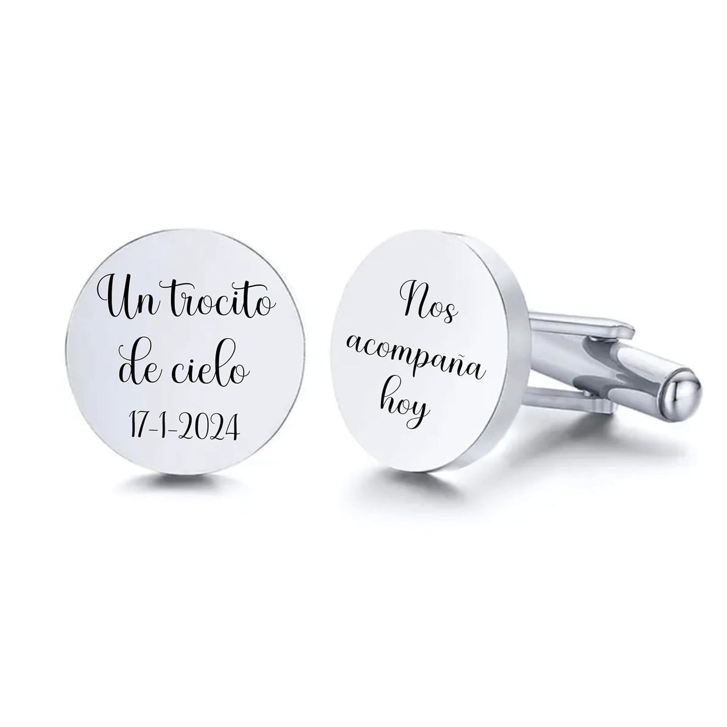 Gemelos Personalizados para boda, novio o padrino