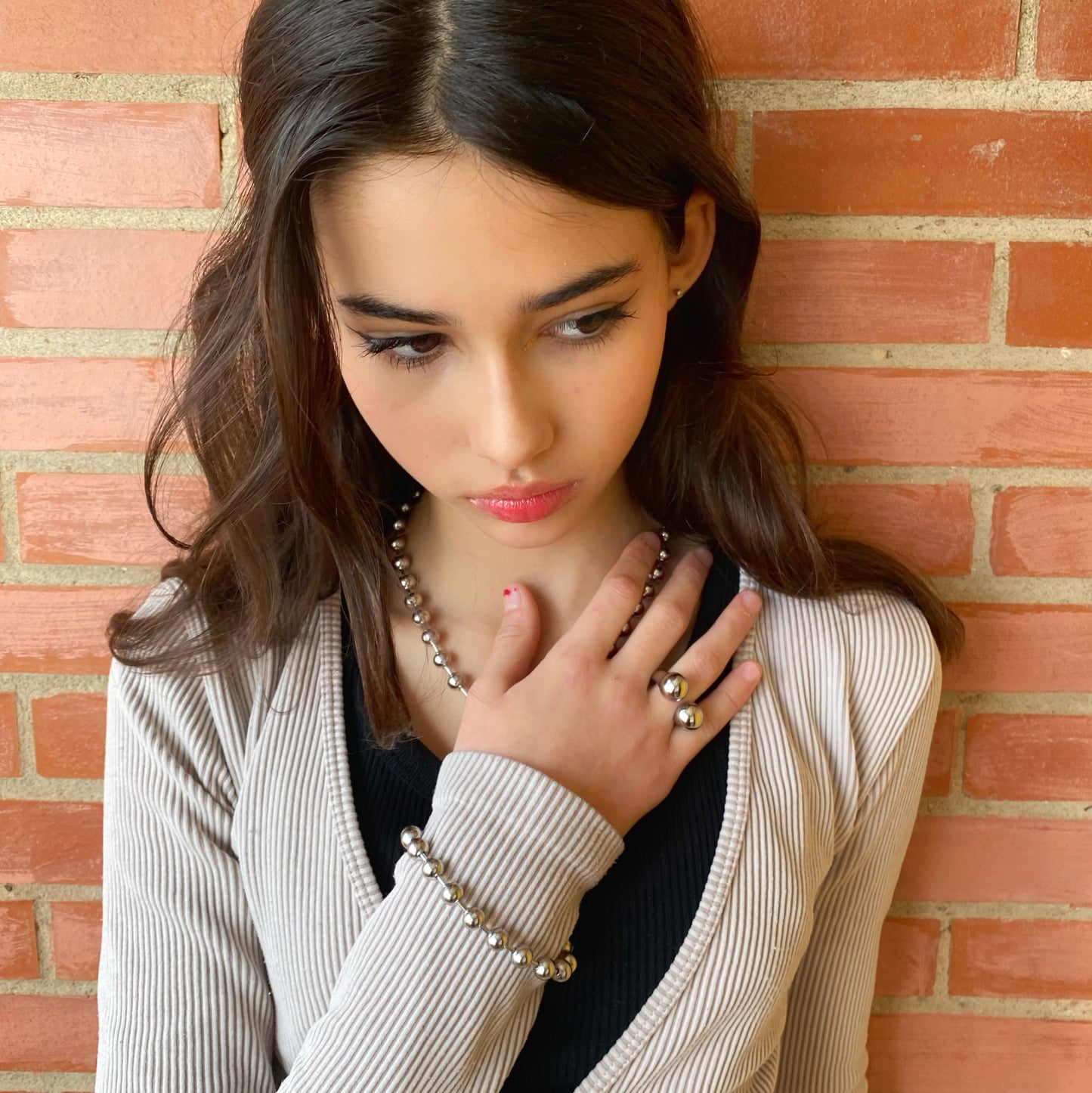 Pack Completo “SPHERE”: Anillo, Pulsera y Gargantilla de Acero Inoxidable