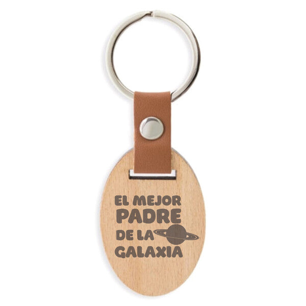 LLAVERO PERSONALIZADO EL MEJOR PADRE DE LA GALAXIA