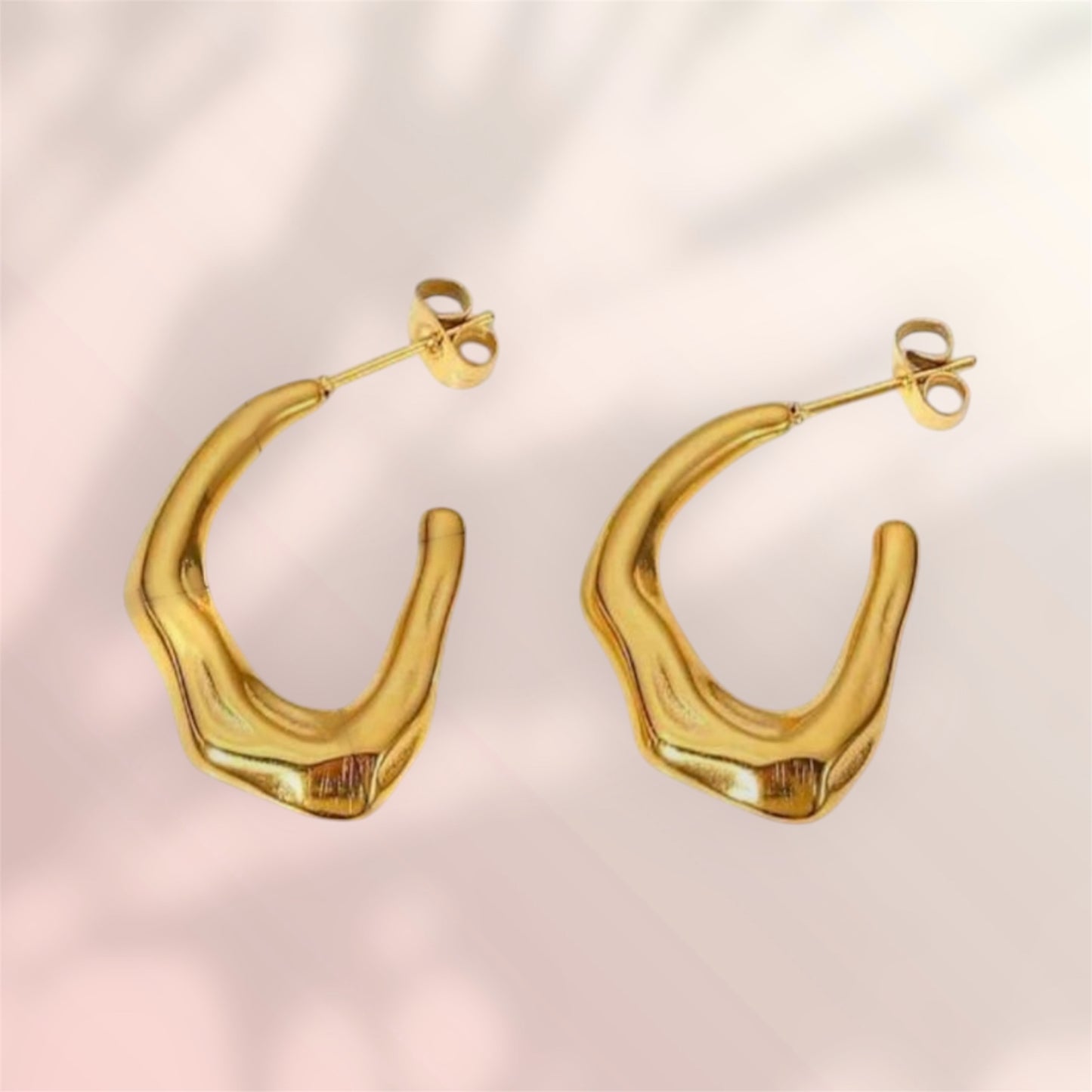 ⭐ Pendientes Nara – Acero chapado en oro
